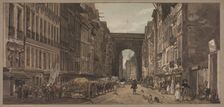 A Selection of Twenty of the Most Picturesque Views in Paris: View of the Gate of St. Denis..., 1803 Creator: Thomas Girtin (British, 1775-1802); Frederick Christian Lewis (British, 1779-1856)