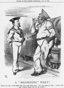 A "Self-Denying" Policy!", 1882. Creator: Joseph Swain