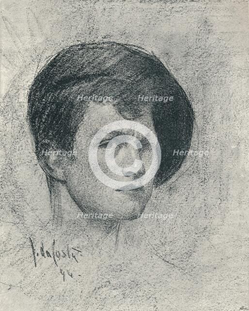 'A self-poratrait of John da Costa', c1895. Artist: John da Costa.