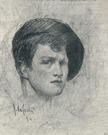 A self-poratrait of John da Costa c1895. Artist: John da Costa