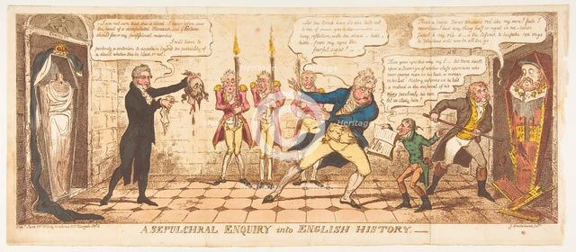 A Sepulchral Enquiry into English History, June 1, 1813. Creator: George Cruikshank.