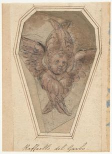 A Seraph (Cartoon for an Embroidery), 1466-1524. Creator: Raffaellino del Garbo