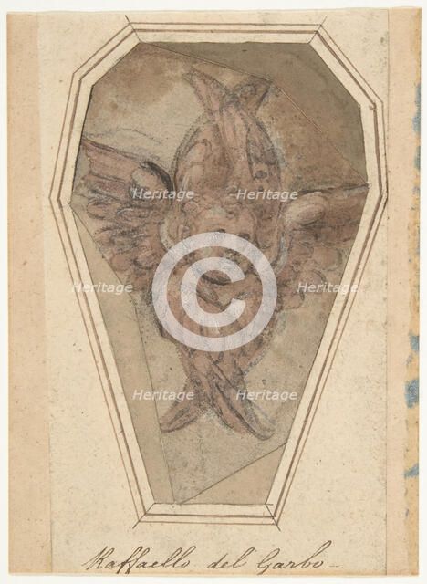 A Seraph (Cartoon for an Embroidery), 1466-1524. Creator: Raffaellino del Garbo.