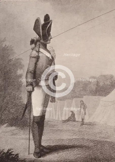 'A Sergeant of Infantry (1791)', 1791 (1909). Artist: Francois David Soiron.