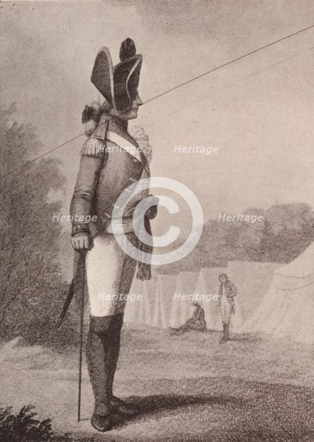 'A Sergeant of Infantry (1791)', 1791 (1909). Artist: Francois David Soiron.
