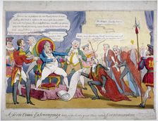 A serio comic extravaganza... 1820. Artist: Anon