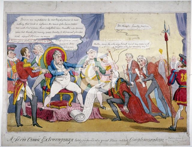 'A serio comic extravaganza...', 1820. Artist: Anon