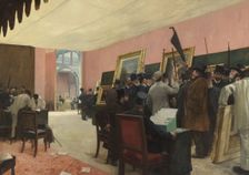 A Session of the Painting Jury, before 1885. Artist: Gervex, Henri (1852-1929)