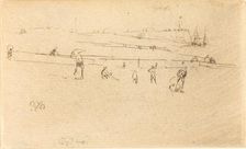 A Sketch at Dieppe. Creator: James Abbott McNeill Whistler