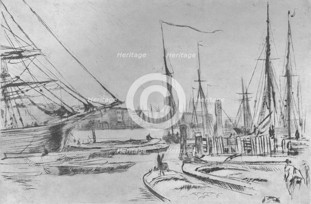 'A Sketch from Billingsgate', 1878, (1904). Artist: James Abbott McNeill Whistler.