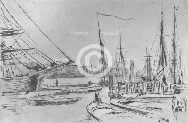 'A Sketch from Billingsgate', 1878, (1904). Artist: James Abbott McNeill Whistler.