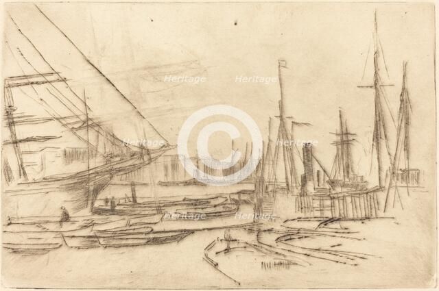 A Sketch from Billingsgate, 1878. Creator: James Abbott McNeill Whistler.