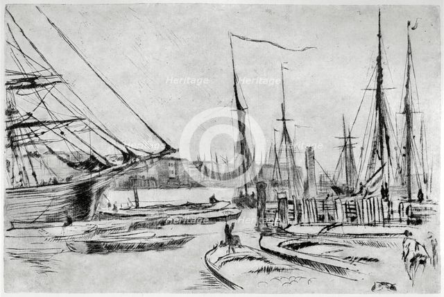 A sketch from Billingsgate, 19th century (1904).Artist: James Abbott McNeill Whistler