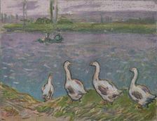 A Sketch in Pastels 19th century. Artists: Alfred Sisley, Ralph Nevill