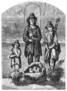 A Sketch in the Streets of London, 1858. Creator: Unknown