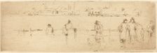 A Sketch on the Embankment. Creator: James Abbott McNeill Whistler