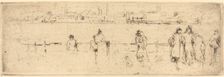 A Sketch on the Embankment, c. 1884/1886. Creator: James Abbott McNeill Whistler