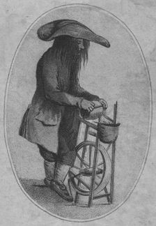 A Sketch of a Knife Grinder 1753