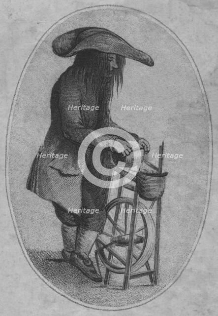 'A Sketch of a Knife Grinder', 1753. Artist: Unknown.
