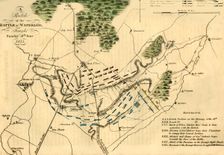 A Sketch of the Battle of Waterloo (18 June 1815 ), 1816. Creator: Unknown
