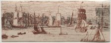 A Sketch Off Greenwich. Creator: Francis Seymour Haden (British, 1818-1910)