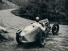 A skid at Shelsey Walsh 1937