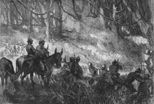 A Skirmish in the Forest c1880