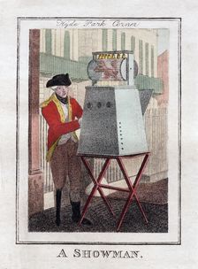 A Showman Hyde Park Corner, London, 1805