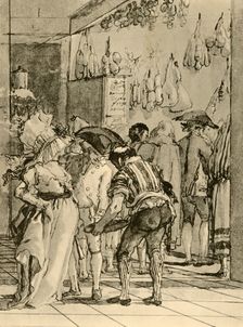 A Shop with smoked Wares 1791, (1928). Artist: Giovanni Domenico Tiepolo