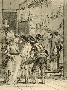 A Shop with smoked Wares 1791, (1928). Artist: Giovanni Domenico Tiepolo