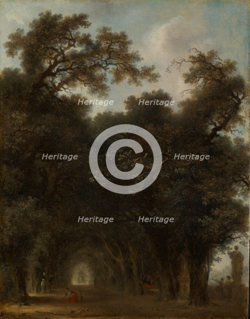 A Shaded Avenue, ca. 1775. Creator: Jean-Honore Fragonard.