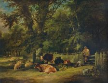 A Shady Corner 1840. Artist: William Shayer
