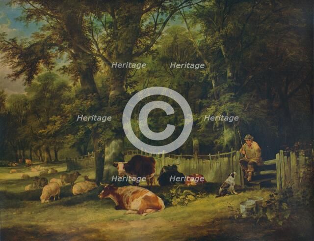 'A Shady Corner', 1840. Artist: William Shayer.