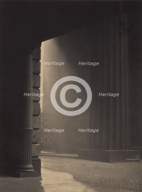 A shaft of light - Euston Station, c.1929. Creator: Harry Moult.