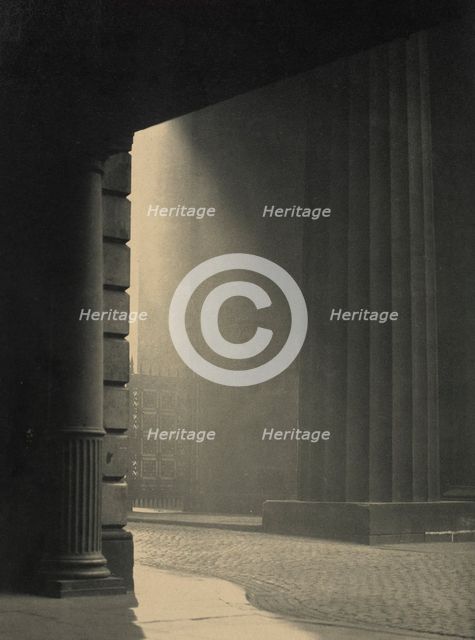 A shaft of light - Euston Station,c1929. Creator: Harry Moult.