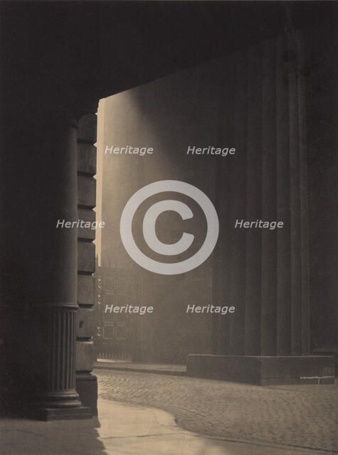 A shaft of light - Euston Station, c.1929. Creator: Harry Moult.