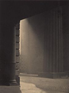 A shaft of light - Euston Station, c.1929. Creator: Harry Moult