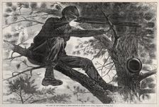 A Sharpshooter on Picket Duty. Creator: Winslow Homer (American, 1836-1910)