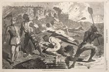 A Shell in the Rebel Trenches, 1863. Creator: Winslow Homer (American, 1836-1910)