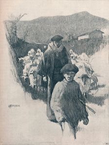 A Shepherd of the Pyrenees c19th century. Artist: Elizabeth Adela Forbes