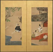 A Shinto ceremony, Edo period, late 17th-early 18th century. Creator: Ogata Kenzan