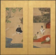 A Shinto ceremony, Edo period, late 17th-early 18th century. Creator: Ogata Kenzan