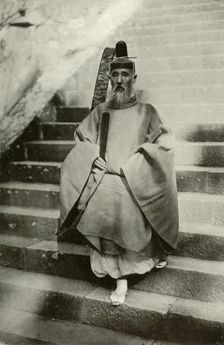 A Shinto Priest 1910. Creator: Herbert Ponting