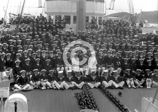 A ship's crew on deck, early 20th century. Artist: Unknown