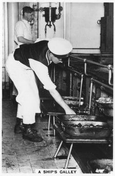 A ship's galley, 1937