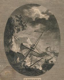 A Shipwreck 1773. Creator: John Pye