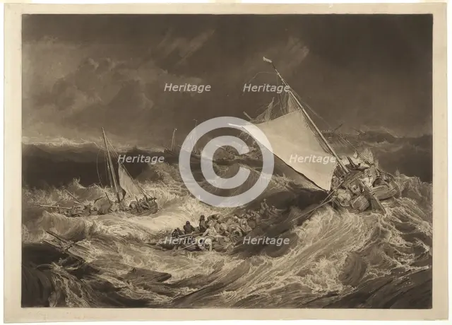 A Shipwreck, 1805/07. Creator: Charles Turner.