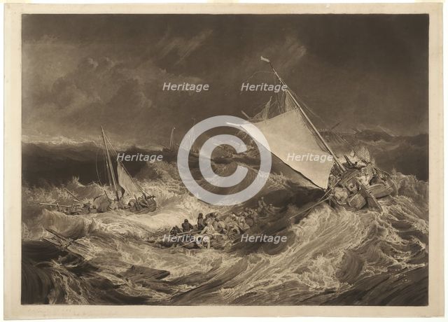 A Shipwreck, 1805/07. Creator: Charles Turner.