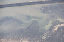 A shipwreck outside Blyth harbour, Northumberland, 2016. Creator: Dave MacLeod