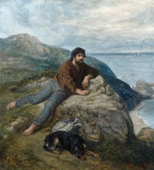 A Shipwrecked Sailor waiting for a Sail, 1881. Creator: John Evan Hodgson